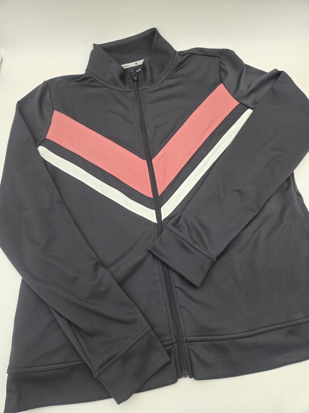 Zelos Track Jacket Womens XL Black Full Zip Athletic NWOT